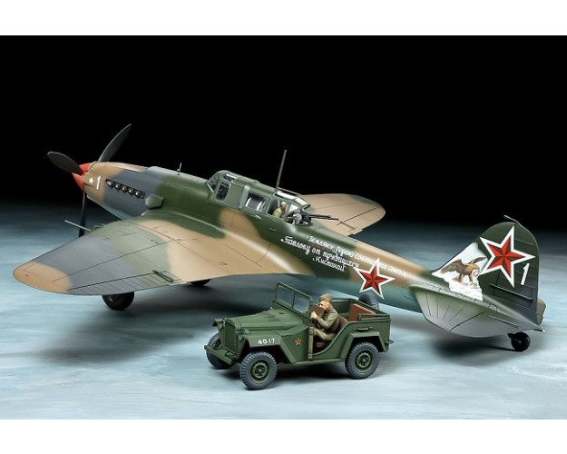 1/48 IL-2 & jeep GAZ-67B